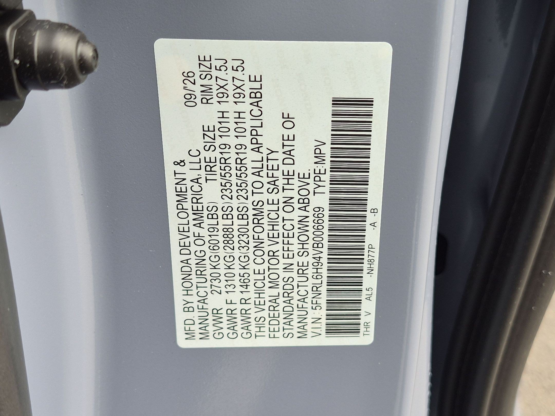 New 2027 Honda Odyssey Elite image 18