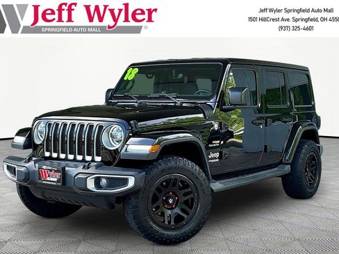 Used 2018 Jeep Wrangler Unlimited Sahara w/ Dual Top Group AWD/4WD image 1