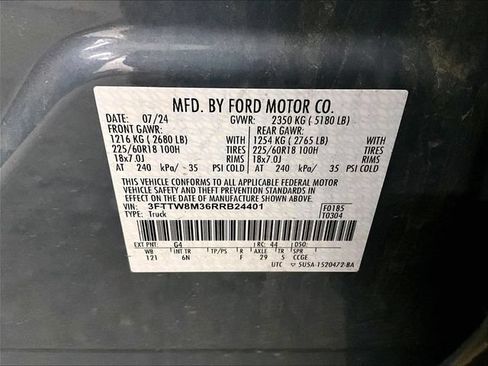 Certified 2024 Ford Maverick Lariat FWD image 33