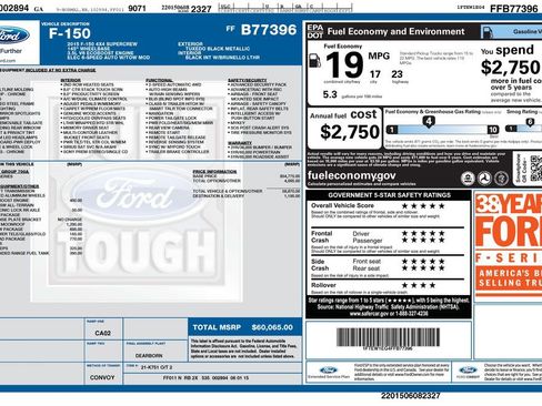 Used 2015 Ford F150 Platinum w/ FX4 Off-Road Package image 5