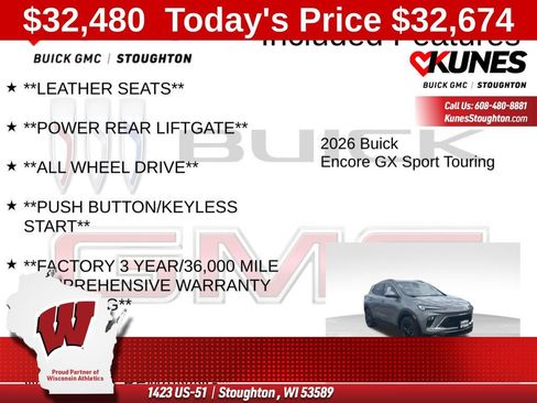 New 2026 Buick Encore GX Sport Touring w/ Comfort Package AWD/4WD image 5