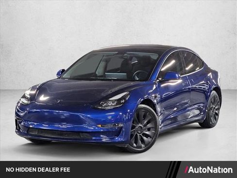 Used 2022 Tesla Model 3 Long Range AWD/4WD image 1