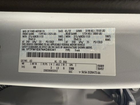 Used 2022 Ford F150 Lariat w/ Equipment Group 502A High image 20