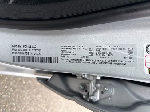 New 2026 RAM 1500 Rebel w/ Rebel Level 2 Equipment Group AWD/4WD image 16