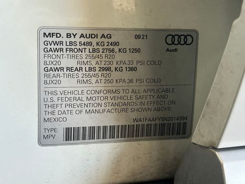 Used 2022 Audi Q5 2.0T Prestige w/ Prestige Package AWD/4WD image 22