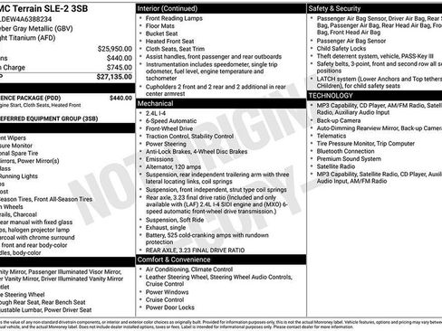 Used 2010 GMC Terrain SLE w/ Convenience Package FWD image 2