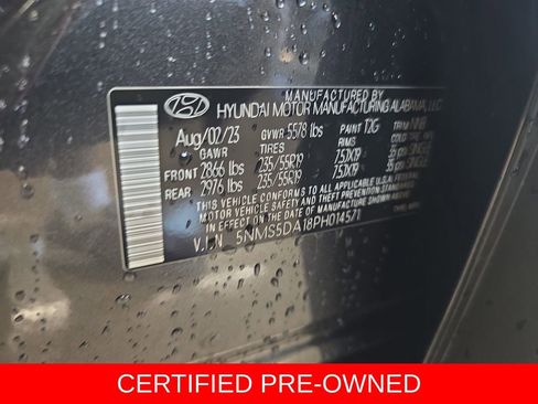 Used 2023 Hyundai Santa Fe Limited w/ Cargo Package AWD/4WD image 36