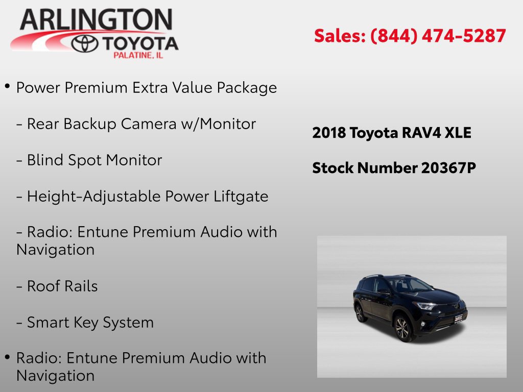 Used 2018 Toyota RAV4 XLE AWD/4WD image 2