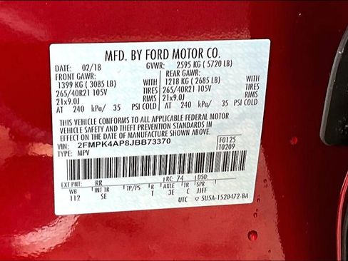 Used 2018 Ford Edge Sport w/ Equipment Group 401A image 34