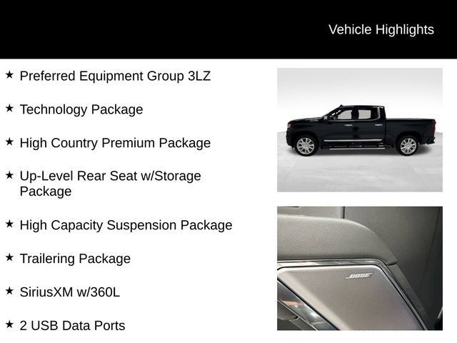 Certified 2024 Chevrolet Silverado 1500 High Country w/ High Country Premium Package AWD/4WD image 27