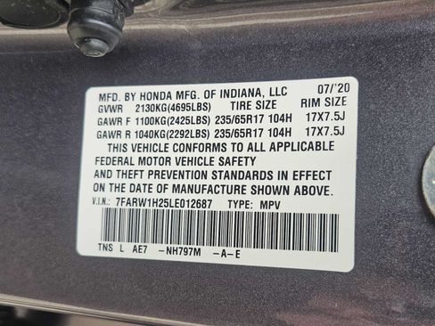 Certified 2020 Honda CR-V LX image 12