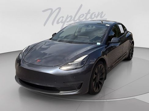 Used 2021 Tesla Model 3 Performance AWD/4WD image 1