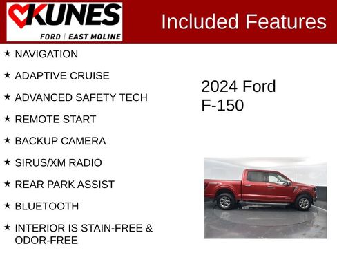 Used 2024 Ford F150 XLT w/ Equipment Group 302A MID image 2