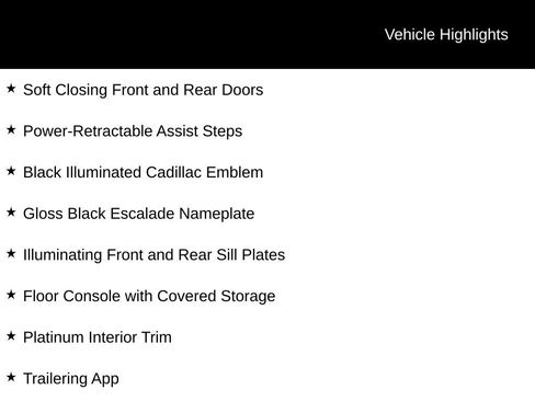 Used 2025 Cadillac Escalade Sport Platinum w/ LPO, ONYX Package image 7