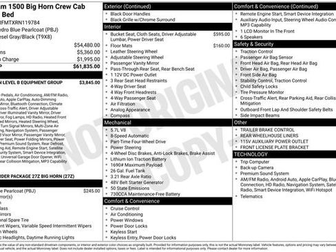 Used 2024 RAM 1500 Big Horn AWD/4WD image 5