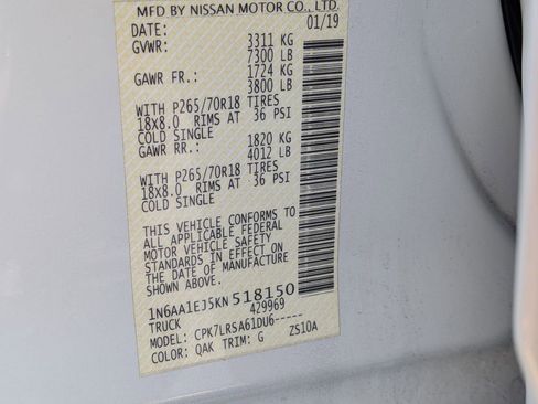 Used 2019 Nissan Titan S AWD/4WD image 27