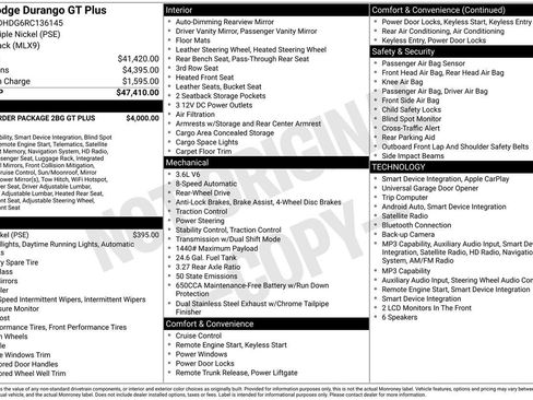 Used 2024 Dodge Durango GT RWD image 29