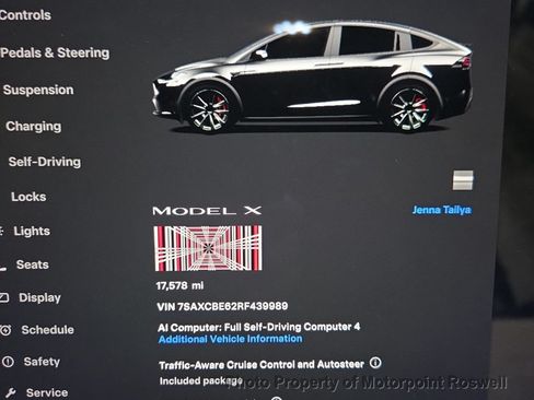 Used 2024 Tesla Model X Plaid AWD/4WD image 3