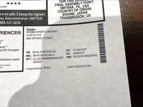 New 2026 INFINITI QX60 Sport image 42