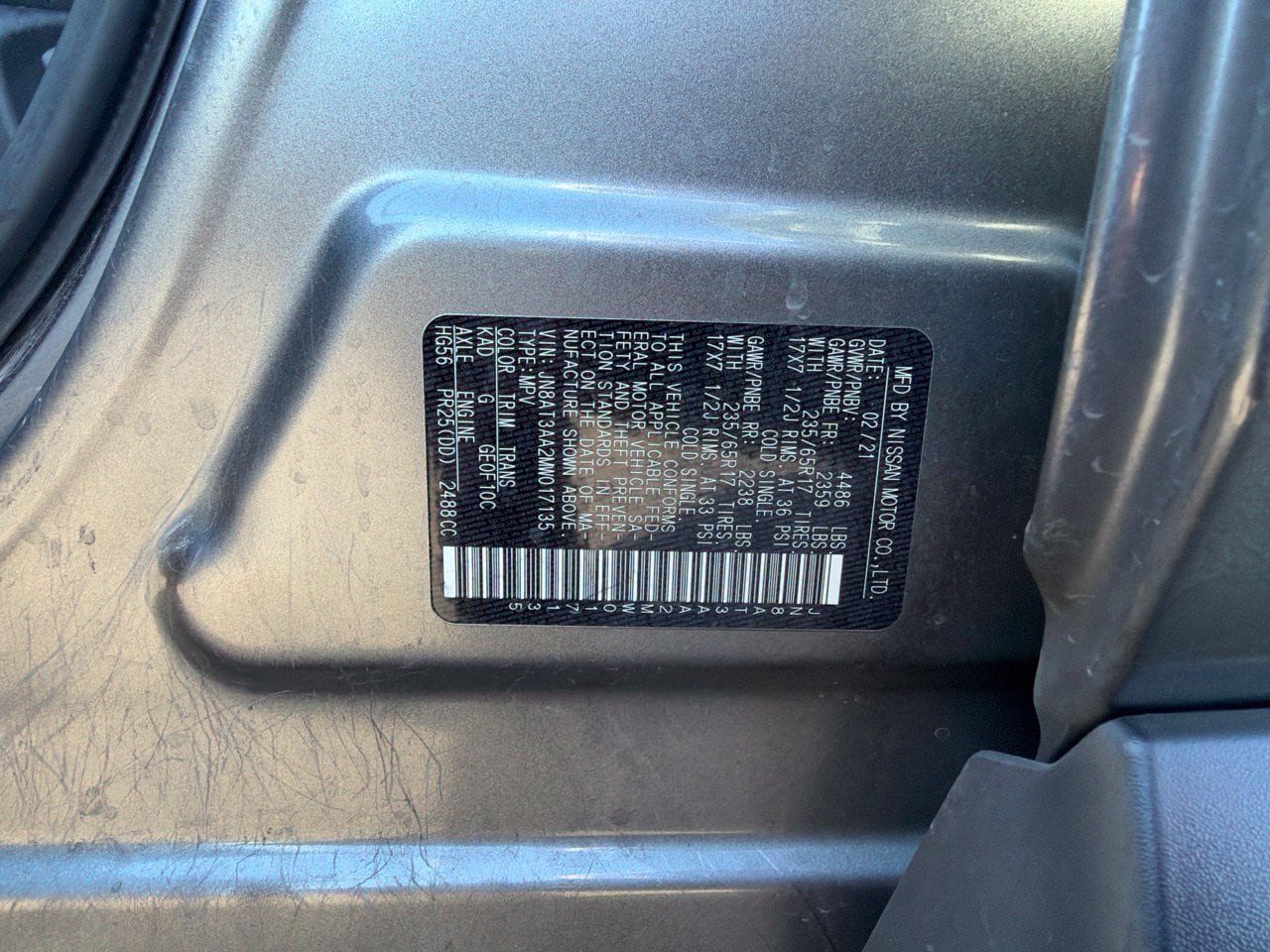 Certified 2021 Nissan Rogue S FWD image 9