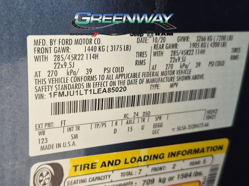Used 2020 Ford Expedition Platinum RWD image 17