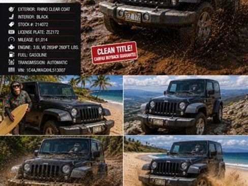 Used 2017 Jeep Wrangler Sport w/ Quick Order Package 24S AWD/4WD image 2