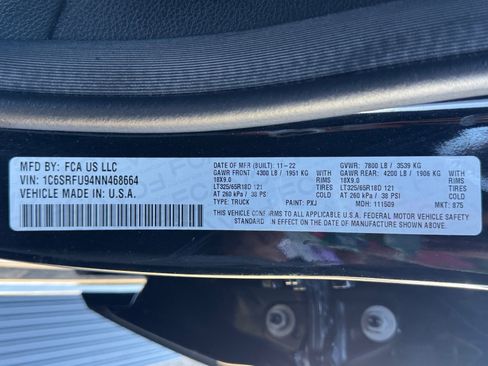 Used 2022 RAM 1500 TRX w/ TRX Level 1 Equipment Group AWD/4WD image 33