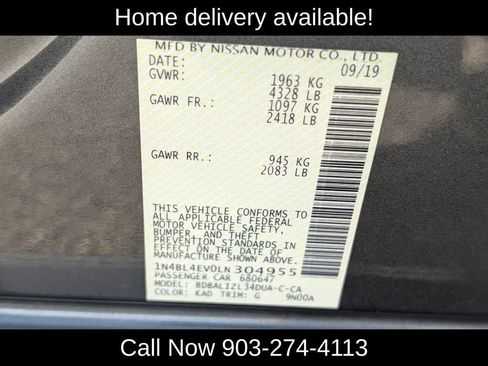 Used 2020 Nissan Altima 2.5 SL FWD image 37