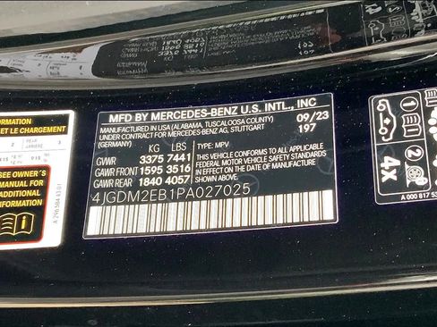 Used 2023 Mercedes-Benz EQS 450+ 4MATIC SUV image 16