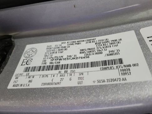 Used 2018 Ford F150 XLT w/ XTR Package image 43