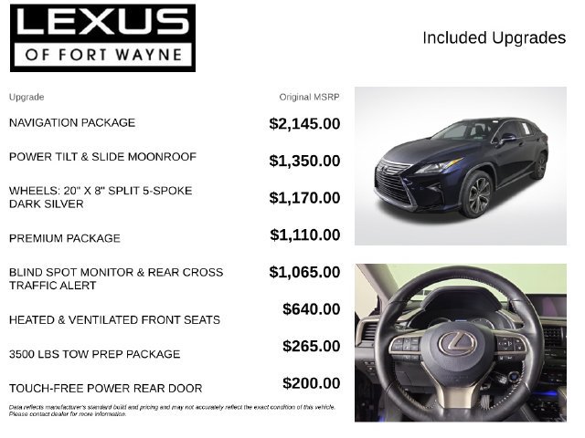 Used 2019 Lexus RX 350 AWD w/ Navigation Package image 4