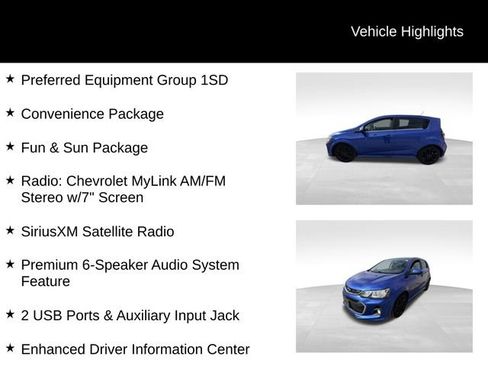 Certified 2018 Chevrolet Sonic LT w/ Fun and Sun Package image 10