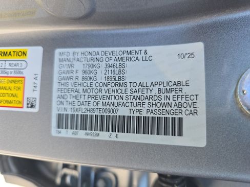 New 2026 Honda Civic Sport image 35