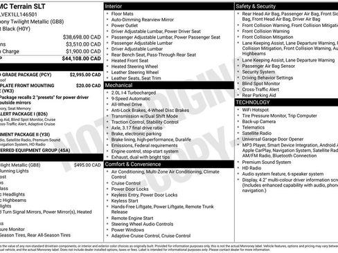 Used 2020 GMC Terrain SLT w/ GMC Pro Grade Package image 10