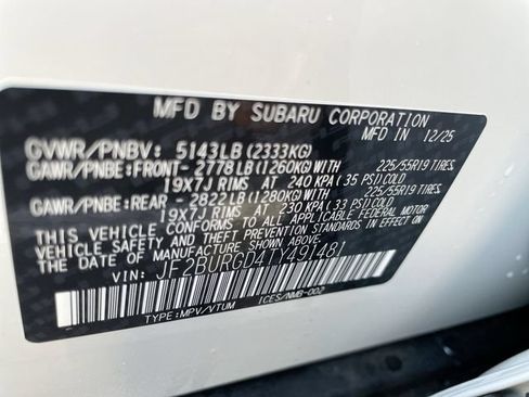 New 2026 Subaru Outback Limited XT w/ Premium/Limited Plus Package AWD/4WD image 27