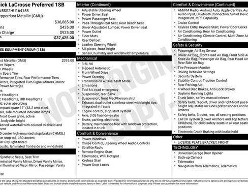 Used 2017 Buick LaCrosse Preferred image 7