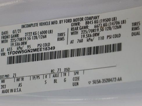 Used 2021 Ford F550 2WD Crew Cab Super Duty image 43