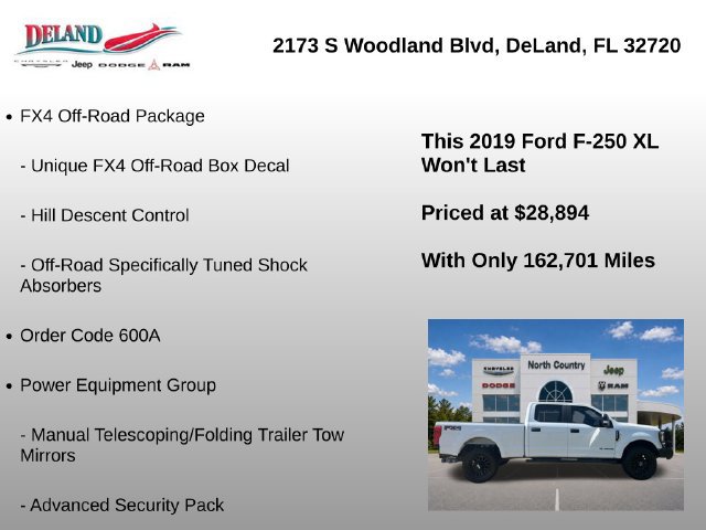 Used 2019 Ford F250 XL w/ Power Equipment Group AWD/4WD image 7