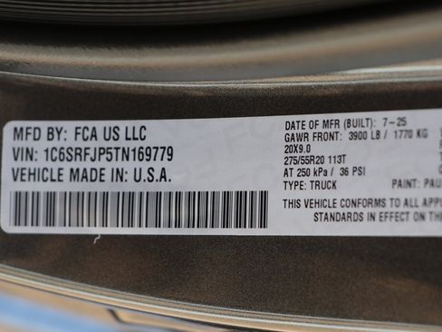 Used 2026 RAM 1500 Laramie w/ Laramie Southwest Edition AWD/4WD image 35