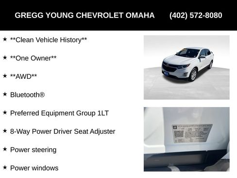 Used 2020 Chevrolet Equinox LT AWD/4WD image 8