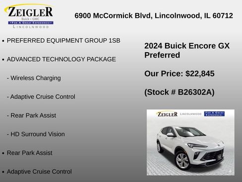 Used 2024 Buick Encore GX Preferred w/ Advanced Technology Package FWD image 6