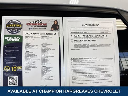 Certified 2023 Chevrolet TrailBlazer LT FWD image 43