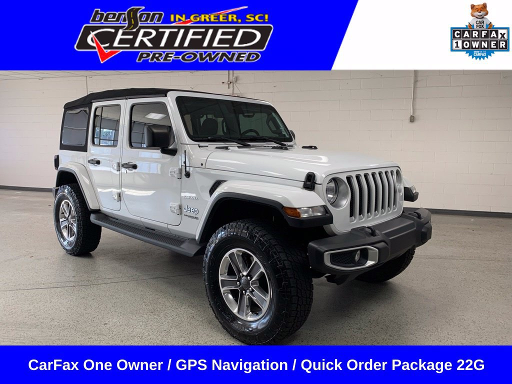 Certified 2021 Jeep Wrangler Unlimited Sahara AWD/4WD image 1