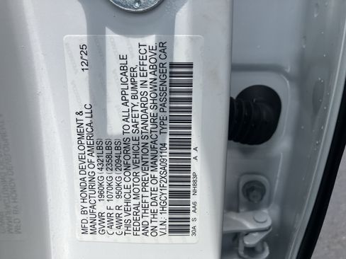 Used 2025 Honda Accord LX image 35