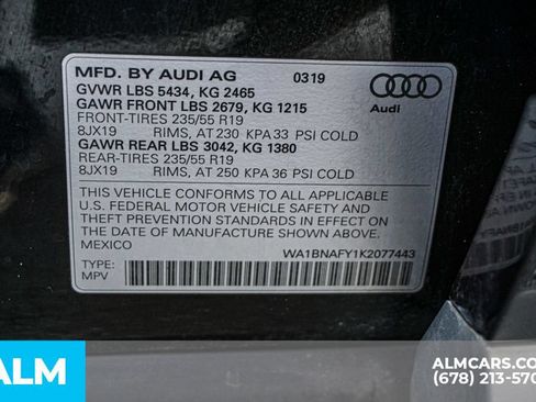 Used 2019 Audi Q5 2.0T Premium Plus w/ Premium Plus Package AWD/4WD image 64