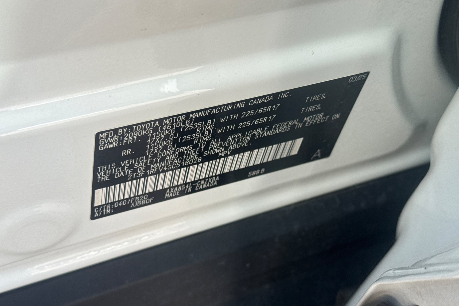 Certified 2025 Toyota RAV4 LE AWD/4WD image 35
