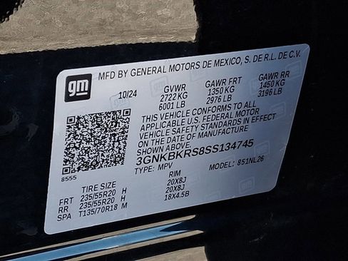 Used 2025 Chevrolet Blazer RS w/ Driver Confidence II Package image 29