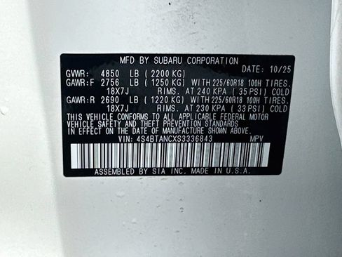 Certified 2025 Subaru Outback Limited AWD/4WD image 28