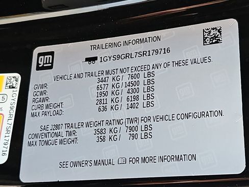 Certified 2025 Cadillac Escalade Sport Platinum AWD/4WD image 37