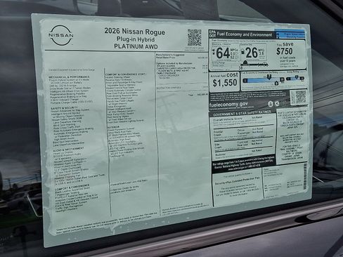 New 2026 Nissan Rogue Platinum AWD/4WD image 7